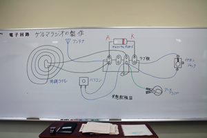 ゲルマラジオの実態配線図