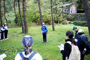 別子銅山の近代化産業遺産についても学びました