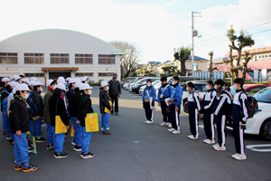 小学生の皆さんからお礼のあいさつをいただきました