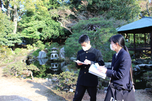 3年前に国の名勝に指定された「旧広瀬氏庭園」