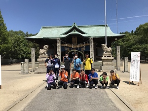 川東地区 八幡神社 夏越さん 川東地区 八幡神社 夏越さん