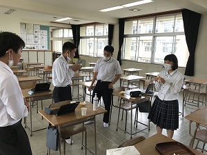 2年次で体験しました。 2年次で体験しました。