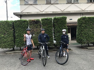 出発！　３人ですが…