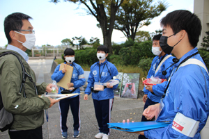 東予地方局長の山本泰士さんが応援に駆けつけてくださいました！