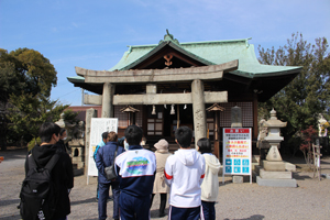 多喜浜塩田の守護神の湊（みなと）神社