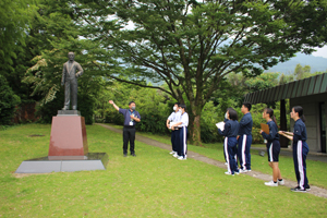 広瀬歴史記念館での研修の様子